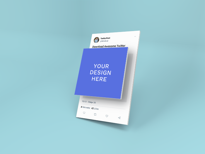 Twitter Post Mockup Generator - MockupBro