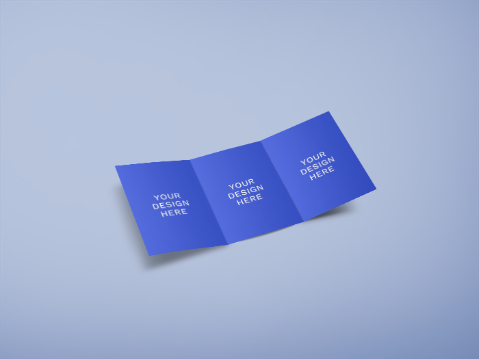 Download A5 Trifold Mockup Generator Mockupbro